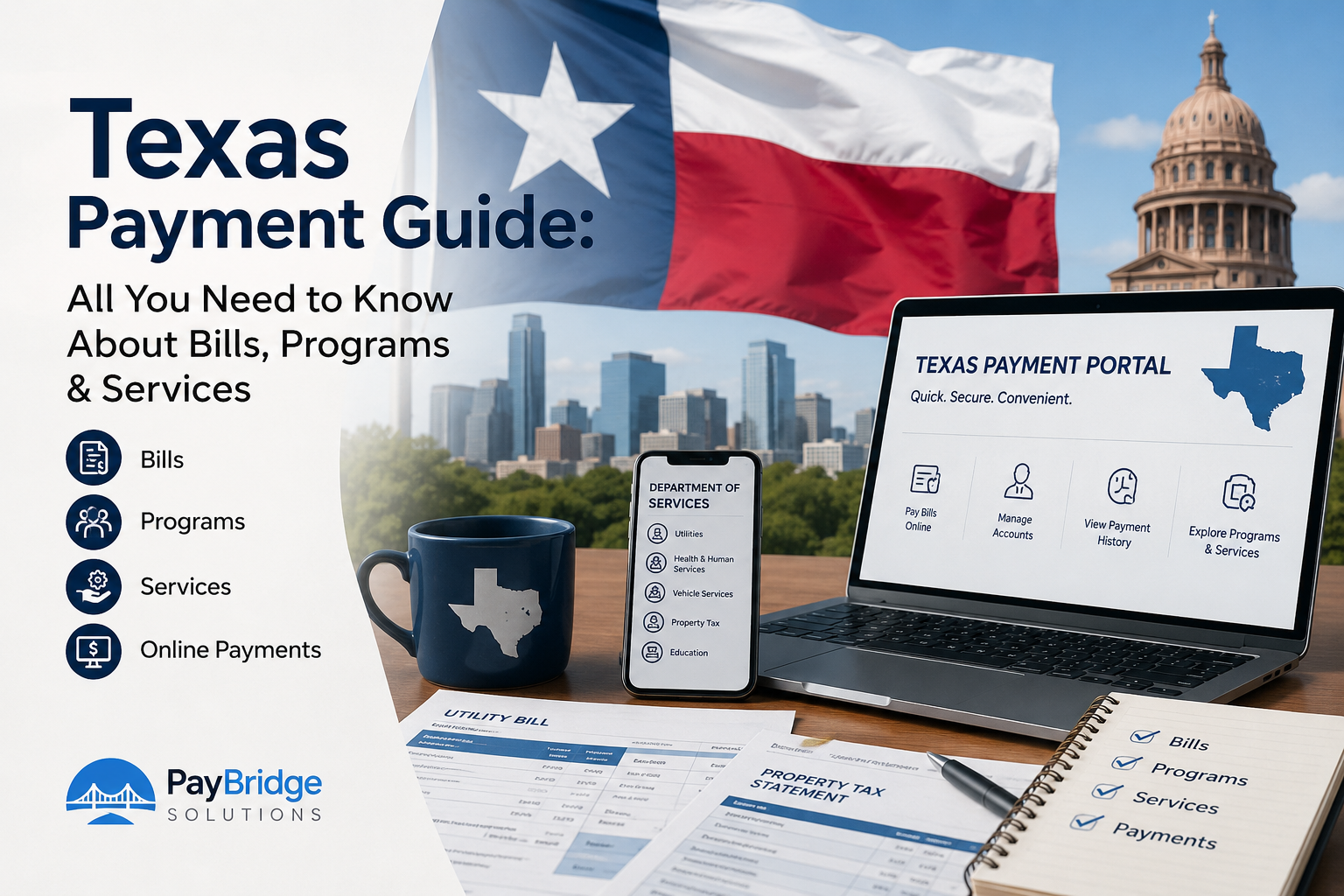 Texas Payment Guide: All You Need to Know About Bills, Programs & Services