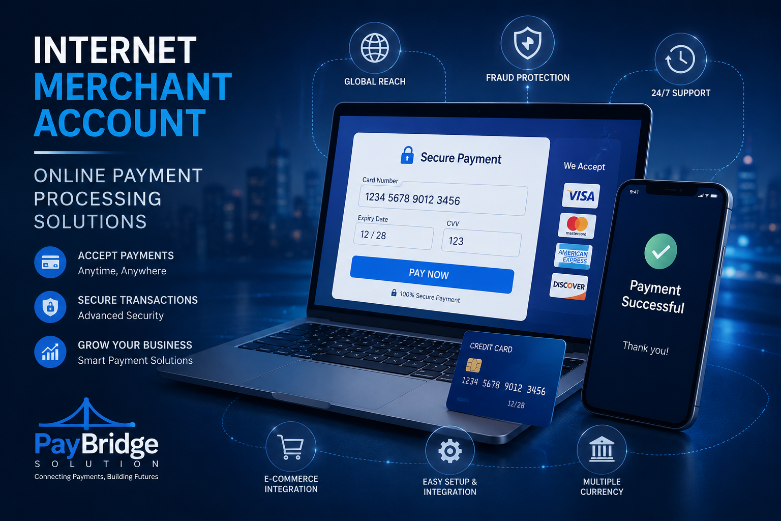 Internet Merchant Account: Online Payment Processing Solutions